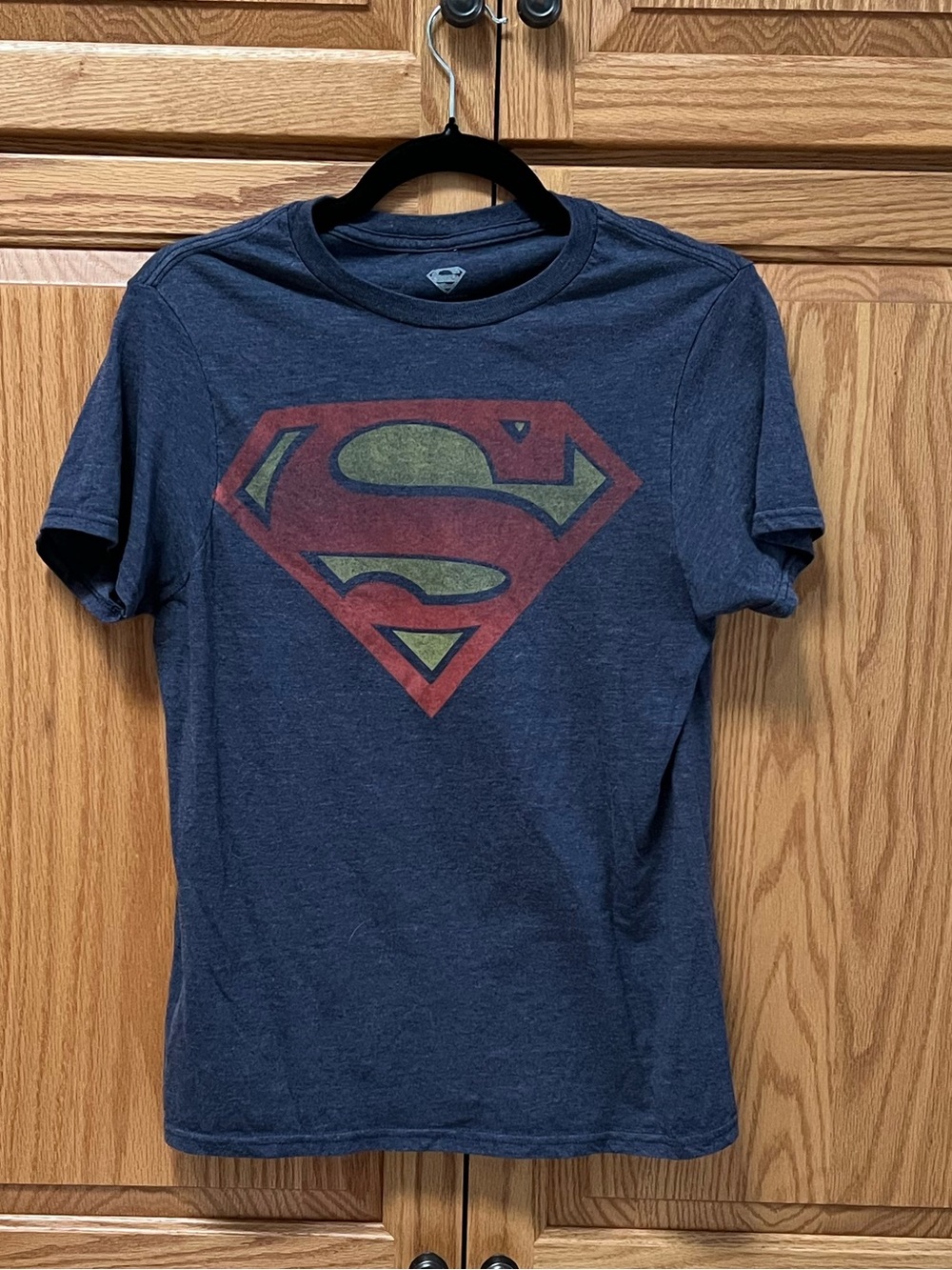 Superman Graphic Short-Sleeve Tee - Navy, GUC, Size S